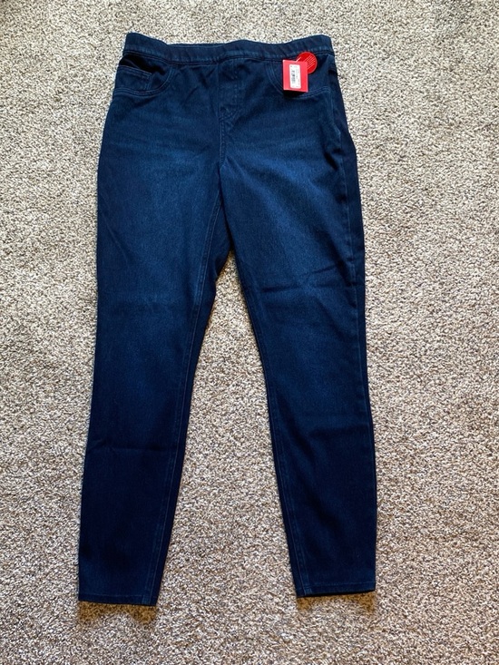 SPANX Denim - SPANX Women’s NWT Dark Blue Ankle Stretch Pull-On Jeggings Size Large